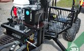 vyvážecí vlek a držák na hydraulickou jednotku